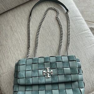 Tory Burch Kira Woven Leather Bag